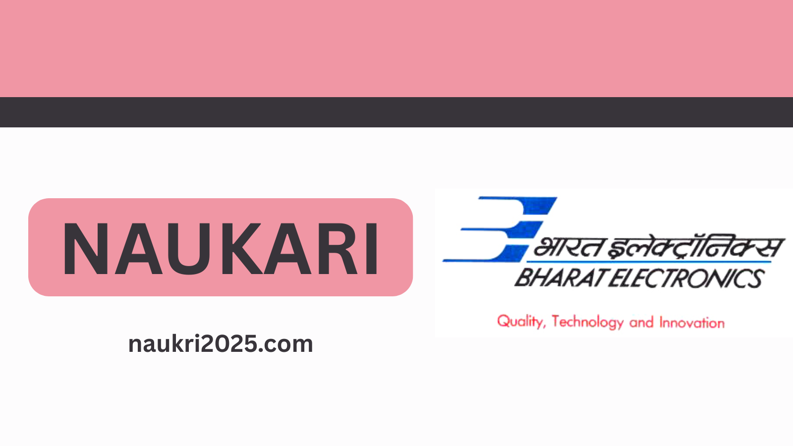 BEL Probationary Engineer Recruitment 2025 @bel-india.in