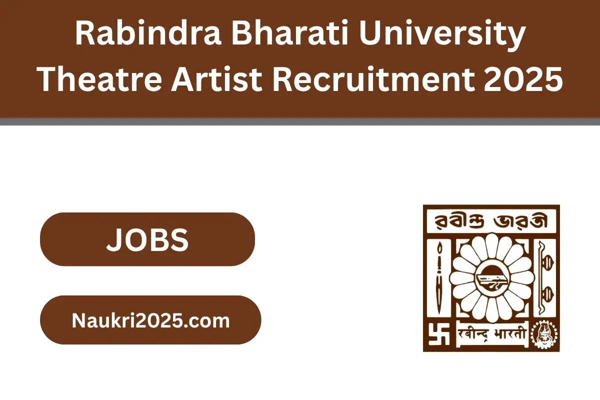 Rabindra Bharati University Theatre Artist Recruitment 2025 – Apply Online