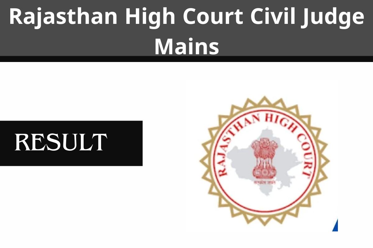 Rajasthan High Court Civil Judge Mains Result-2025